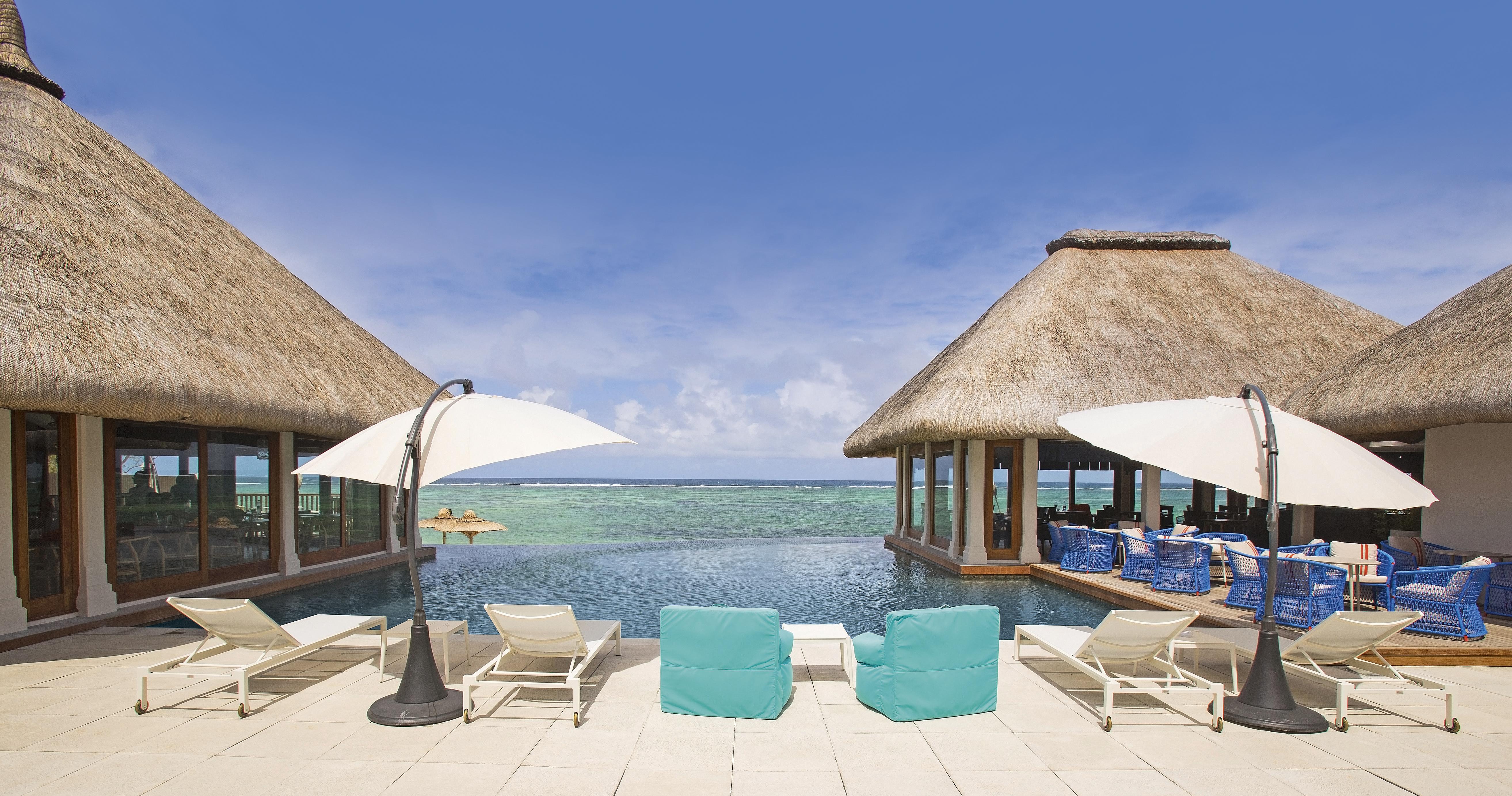 C Palmar - All Inclusive Belle Mare Exterior foto The resort's pool